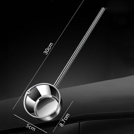 Kacheeg Stainless Steel Hot Oil Skillet Kitchen Small Oil Pouring Spoon, Style: 316 Triple Layer Steel by Kacheeg