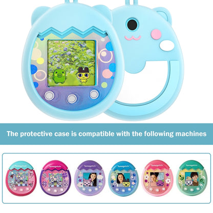 For Tamagotchi Pix Cartoon Electronic Pet Gaming Machine Silicone Protective Cover, Color: Pink by bashfashion