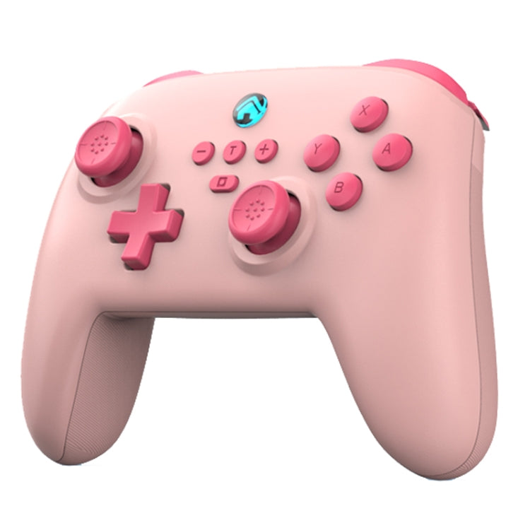 Wireless Bluetooth Gamepad With Wakeup Vibration Body Gamepad For Switch / Android / Apple / PC(Pink) by bashfashion