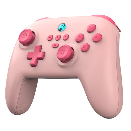 Wireless Bluetooth Gamepad With Wakeup Vibration Body Gamepad For Switch / Android / Apple / PC(Pink) by bashfashion