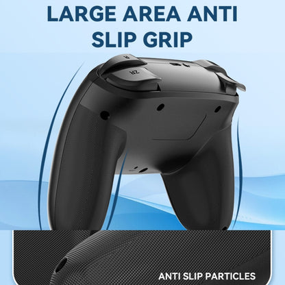 Wireless Bluetooth Gamepad With Wakeup Vibration Body Gamepad For Switch / Android / Apple / PC(Black) by bashfashion