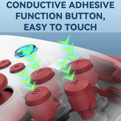 Wireless Bluetooth Gamepad With Wakeup Vibration Body Gamepad For Switch / Android / Apple / PC(Black) by bashfashion