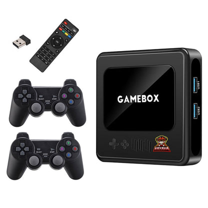 G10 GAMEBOX TV Box Dual System Wireless Android 3D Home 4K HD Game Console Support PS1 / PSP, Style: 128G 40,000+ Games (Black) by bashfashion