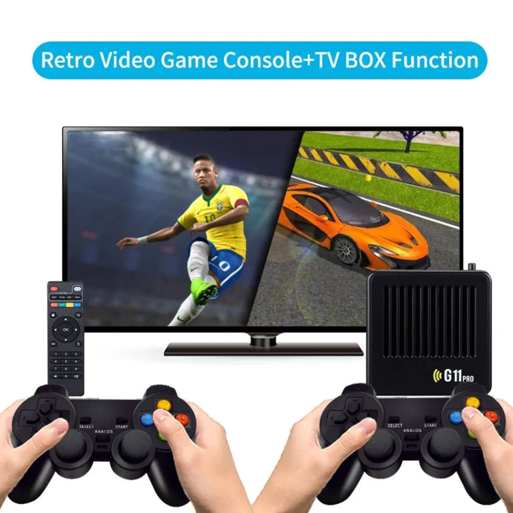 G11 PRO Game Machine TV Box Dual System HDMI HD 4K Retro Arcade, Style: 64G+Charging Handle by bashfashion