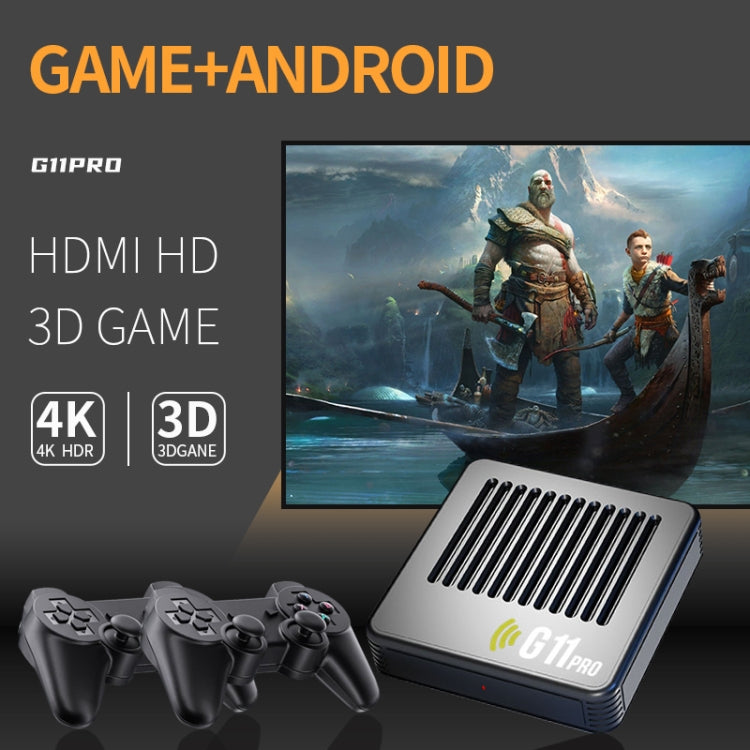 G11 PRO Game Machine TV Box Dual System HDMI HD 4K Retro Arcade, Style: 256G 60,000+ Games by bashfashion