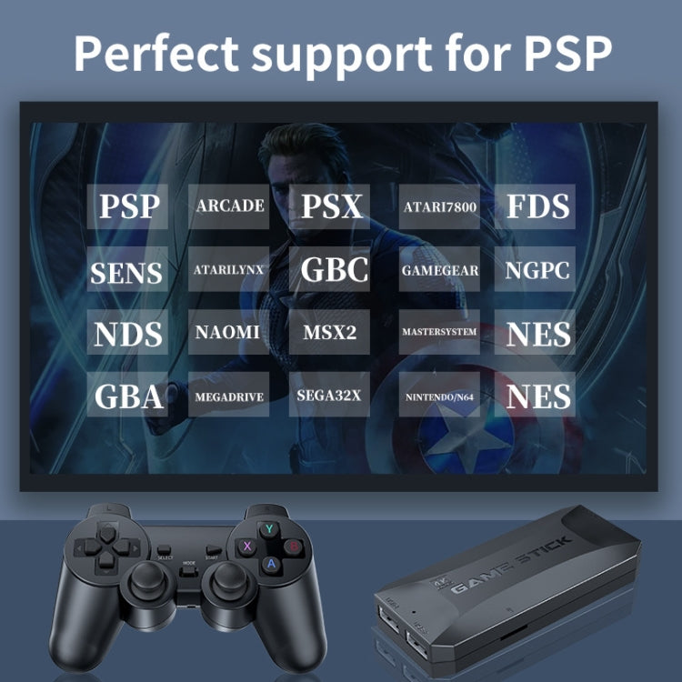 M16 3D HD 4K HDMI Video Game Console, Memory: 64G by bashfashion