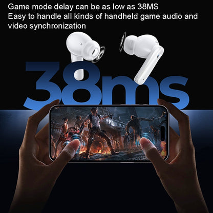 REMAX CozyPods W21N Dual Noise Reduction Bluetooth Earphone Music Call Wireless Earphone(White) by REMAX