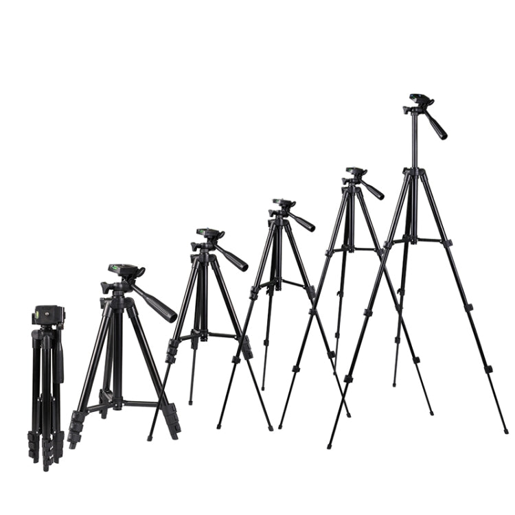 Portable Aluminum DSLR Camera Live Tripod Photography Retractable Landing Bracket, Specification: 102cm Tripod+Clip+Bag+Controller+Adaptor by bashfashion