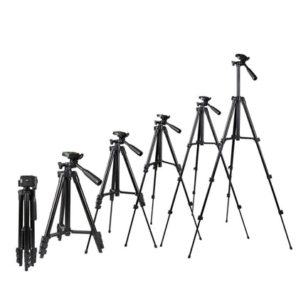 Portable Aluminum DSLR Camera Live Tripod Photography Retractable Landing Bracket, Specification: 102cm Tripod+Clip+Bag+Controller+Adaptor by bashfashion