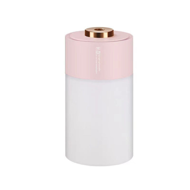 USB Colorful Cup Humidifier Home Car Ambient Light Desktop Air Purifier(Pink) by bashfashion