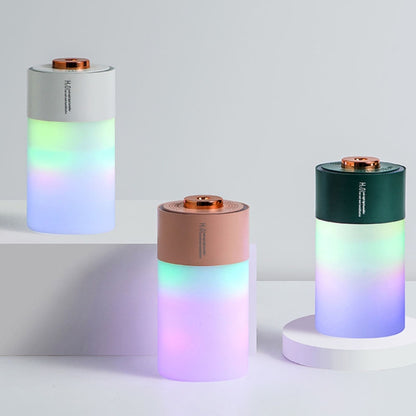 USB Colorful Cup Humidifier Home Car Ambient Light Desktop Air Purifier(White) by bashfashion