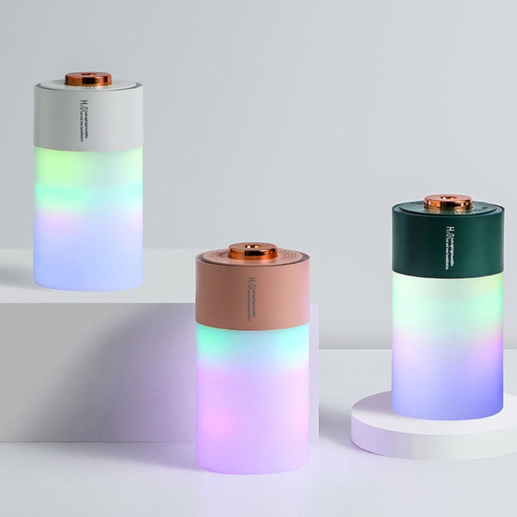 USB Colorful Cup Humidifier Home Car Ambient Light Desktop Air Purifier(Green) by bashfashion
