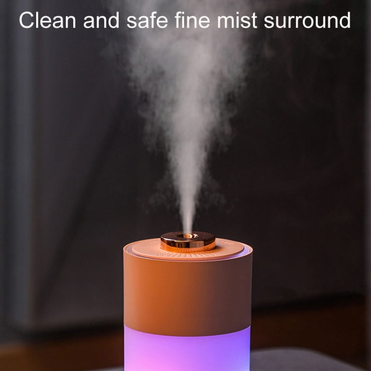 USB Colorful Cup Humidifier Home Car Ambient Light Desktop Air Purifier(White) by bashfashion