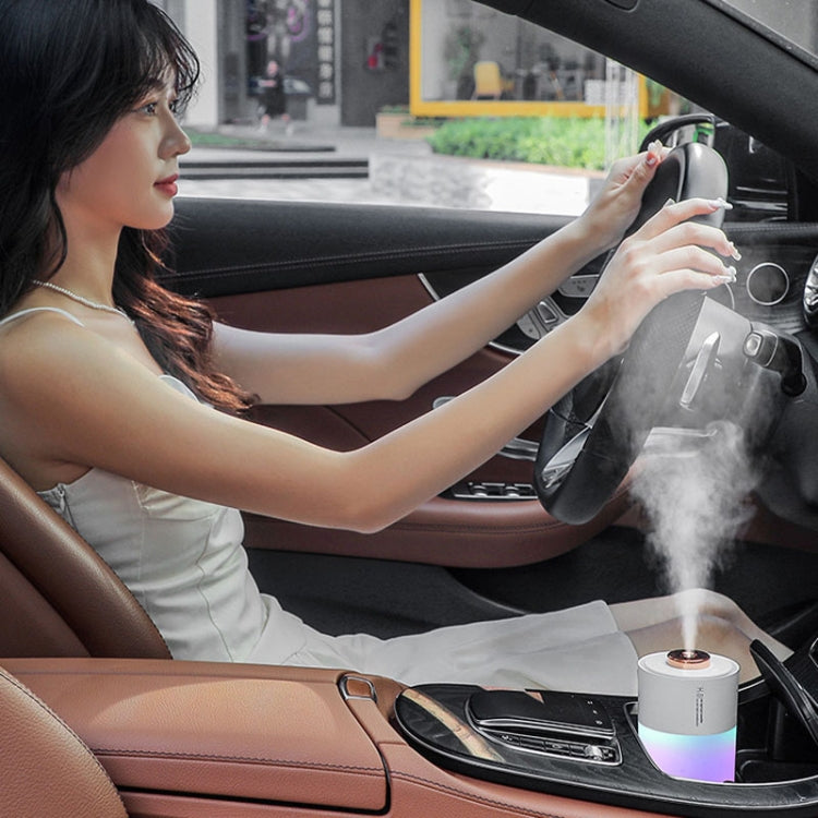 USB Colorful Cup Humidifier Home Car Ambient Light Desktop Air Purifier(Green) by bashfashion