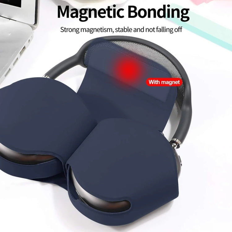 For AirPods Max Headphone Protective Cover Soft Case(Black) by bashfashion