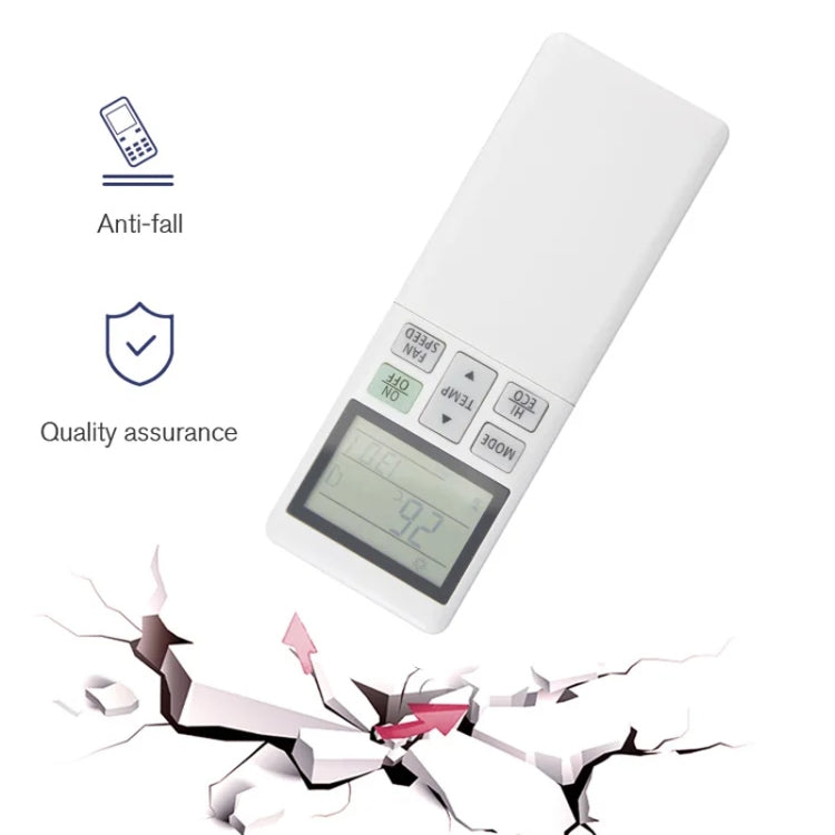 For Mitsubishi RLA502A700S Air Conditioner Remote Control (Cream White) by bashfashion