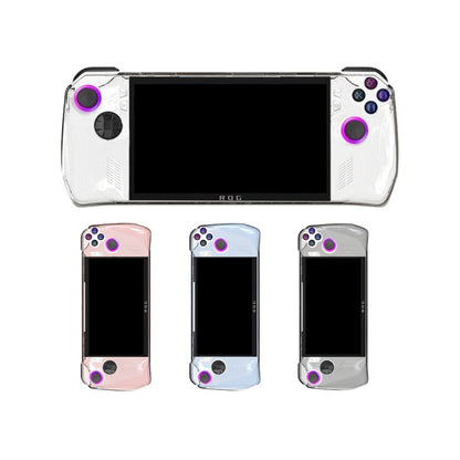 For ASUS ROG Ally Pocket Console Protective Case Transparent Crystal Case TPU Protective Case Accessories(Transparent Black) by bashfashion