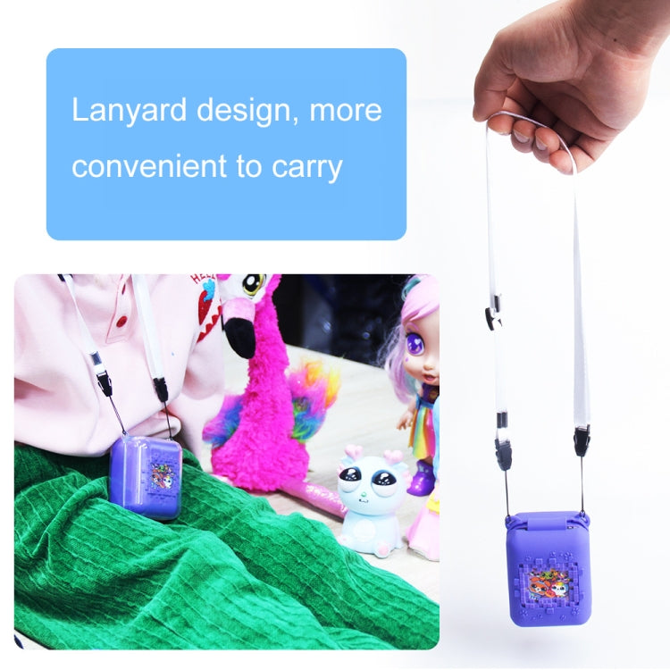 For Bitzee Pet Machine Silicone Anti-Shock And Anti-Fall Protective Cover All-Inclusive Case(Purple) by bashfashion