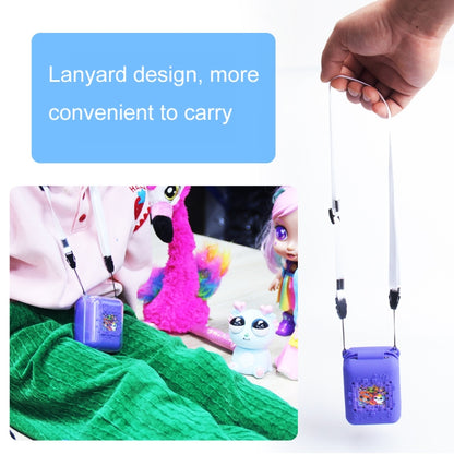 For Bitzee Pet Machine Silicone Anti-Shock And Anti-Fall Protective Cover All-Inclusive Case(Purple) by bashfashion