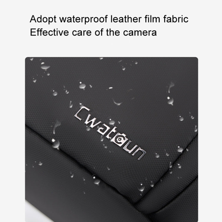 Cwatcun D105 Large Multi-functional Camera Waist Pack Simple and Lightweight Microslr Camera Bag Casual Waterproof Storage Bag by Cwatcun