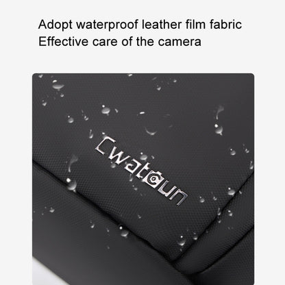 Cwatcun D105 Large Multi-functional Camera Waist Pack Simple and Lightweight Microslr Camera Bag Casual Waterproof Storage Bag by Cwatcun