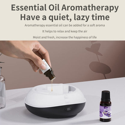 SD13 200ML Car USB Flame Aromatherapy Diffuser Home LED Night Light Silent Mist Humidifier(White) by bashfashion