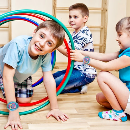 For Tamagotchi UNI (2023) Pet Game Machine Silicone Integrated Watch Strap Protective Case(Transparent Pink) by bashfashion