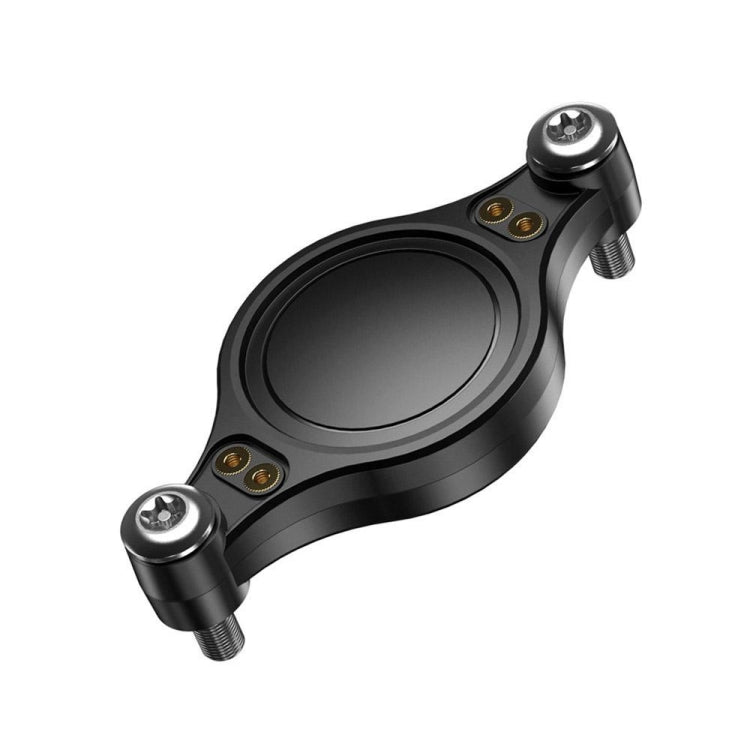 For Airtag Bicycle Mount Protective Case Anti-theft IP68 Waterproof Shell(Black) by bashfashion