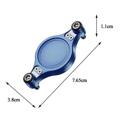 For Airtag Bicycle Mount Protective Case Anti-theft IP68 Waterproof Shell(Blue) by bashfashion