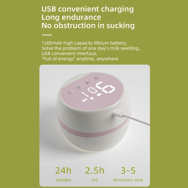 MZ-003 LED Digital Display Smart Adjustable Fully Automatic Massage Painless Silent Breast Pump(Blue) by bashfashion