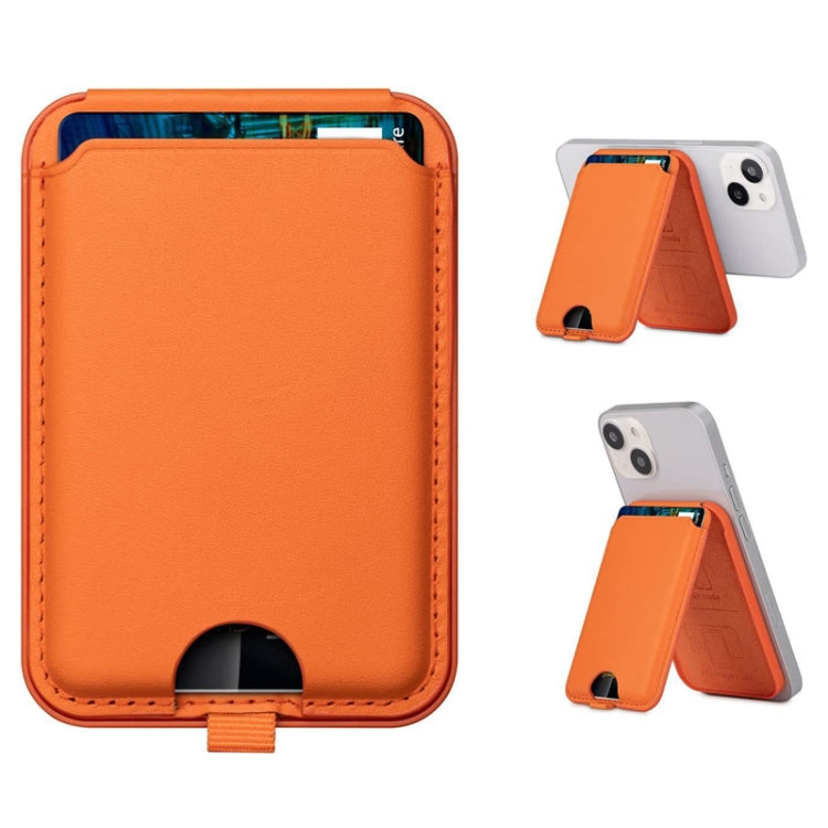 Portable Phone MagSafe Wallet Card Holder With Adjustable Stand(Blue) by bashfashion