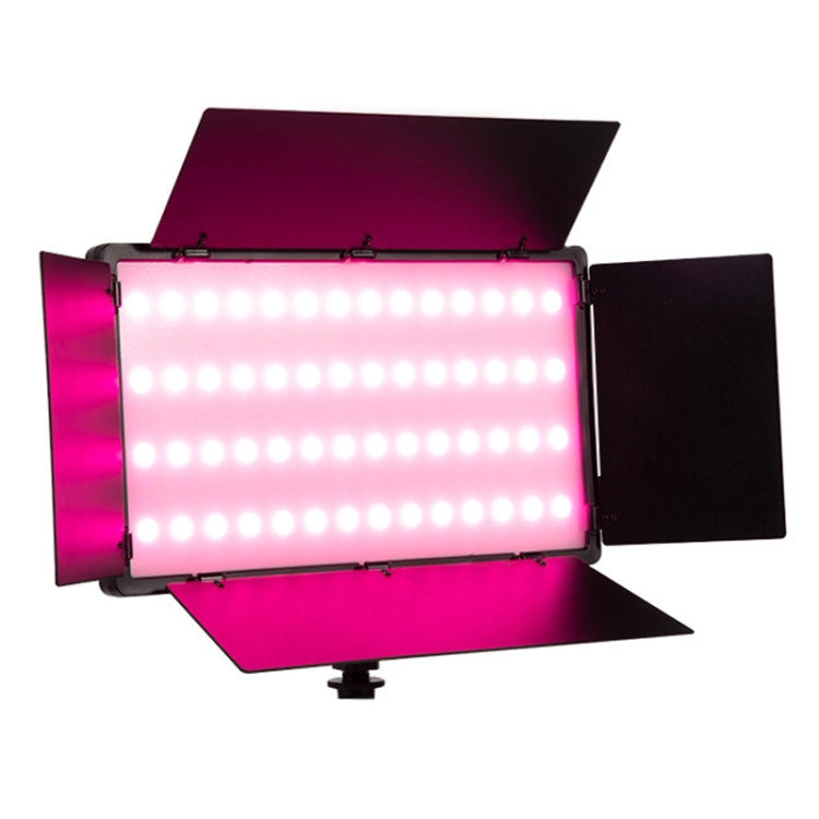 280+52 LEDs RGB Adjustable Live Shooting Fill Light Phone SLR Photography Lamp, EU Plug, Spec: 10 inch by bashfashion