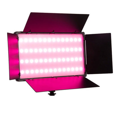480+76 LEDs RGB Adjustable Live Shooting Fill Light Phone SLR Photography Lamp, EU Plug, Spec: 12 inch by bashfashion