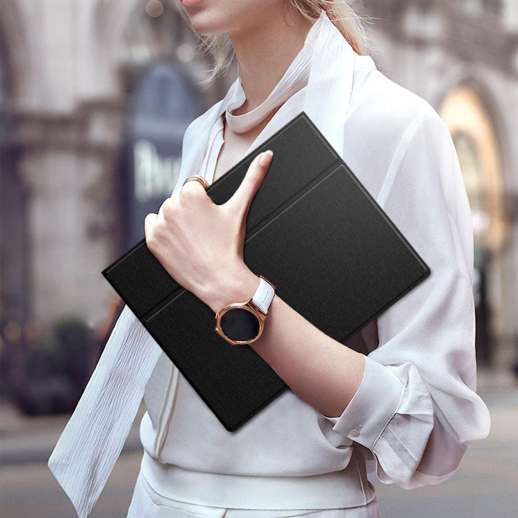 For ReMarkable 2 10.3 Inch 2020 Paper Tablet Case Multi-Viewing Adjustable Folding Book Folio Cover(Black) by bashfashion