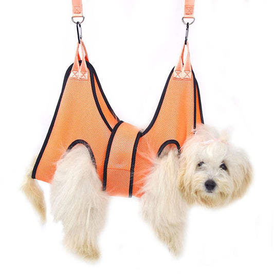 Medium Pet Grooming Hammock Cats Dog Clipping Nail Holder Hanger Type Feeding Anti-Scratch Artifacts by bashfashion