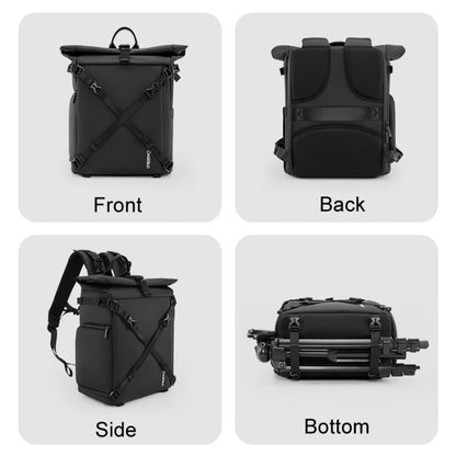 Cwatcun D113 Shoulder Leisure Camera Bag Waterproof High Capacity Outdoor Travel Photography Bag, Color: Small Black by Cwatcun