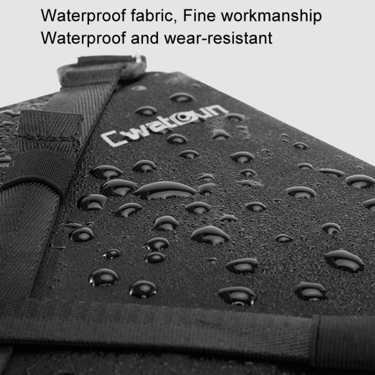 Cwatcun D113 Shoulder Leisure Camera Bag Waterproof High Capacity Outdoor Travel Photography Bag, Color: Small Black by Cwatcun