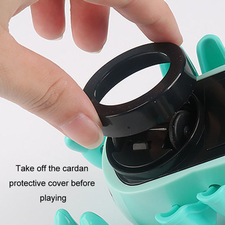 Crawling Hermit Crab Educational Electrical Toys Universal Music Light Projection Cartoon Children Toys(Orange) by bashfashion