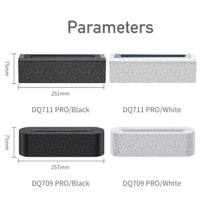 Lava Flame Aromatherapy Machine Air Atomizing Humidifier With Colorful Light, Model: DQ711 Pro Black by bashfashion