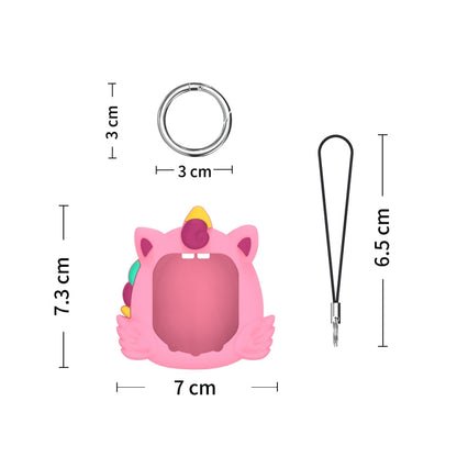 For Tamagotchi Uni (2023) Pet Game Console Silicone Protective Case(Pink) by bashfashion