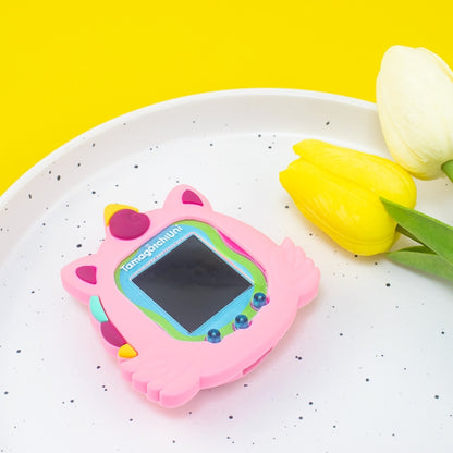 For Tamagotchi Uni (2023) Pet Game Console Silicone Protective Case(Pink) by bashfashion