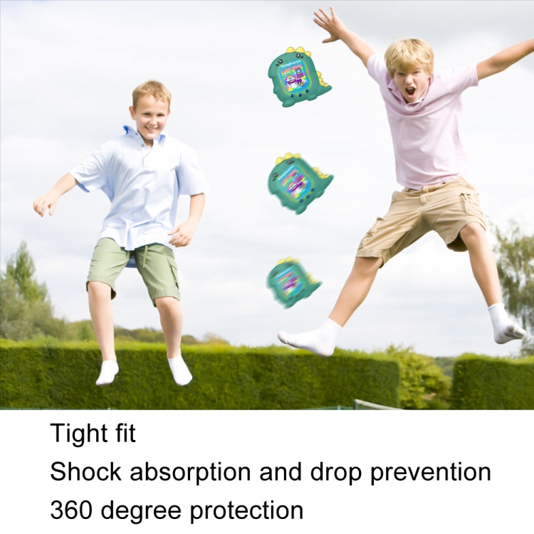 For Tamagotchi Uni (2023) Pet Game Console Silicone Protective Case(Dinosaur) by bashfashion