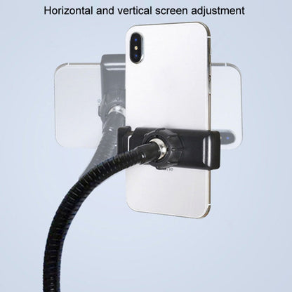 Live Beauty Ring Light Phone Clip 360 Rotating Heads Hose Clamp Stand(Black) by bashfashion