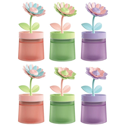 Flower Spray Hhydrating Colorful Atmosphere Light USB Aromatherapy Humidifier, Color: Gardenia Pink by bashfashion