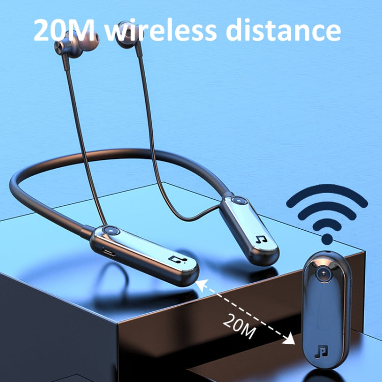 K7 2.4G Hanging Neck In-ear Wireless Monitoring Headphones Long Playtime Sports Earphones by bashfashion