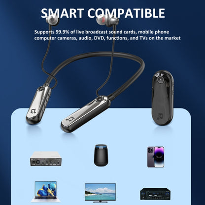 K7 With Transmitter 2.4G Hanging Neck In-ear Wireless Monitoring Headphones Long Playtime Sports Earphones by bashfashion