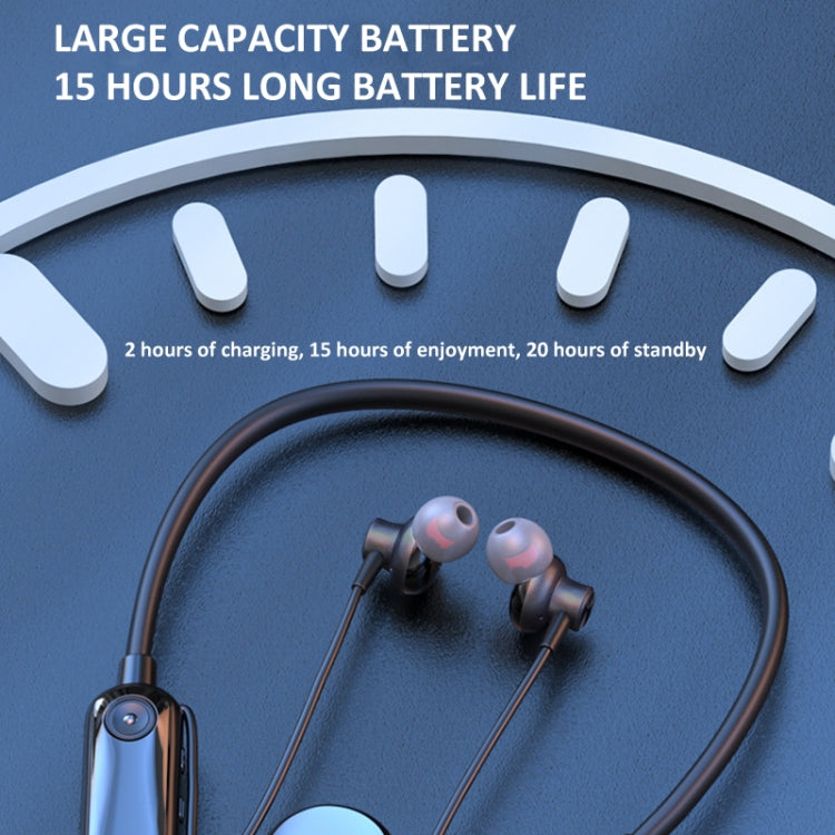 K7 2.4G Hanging Neck In-ear Wireless Monitoring Headphones Long Playtime Sports Earphones by bashfashion