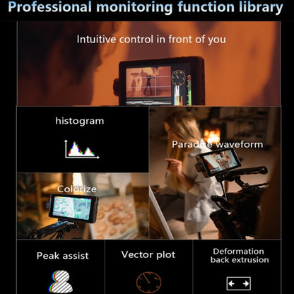 VILTROX DC550 Button Model 5.5 Inch Camera Studio Monitors 4K HDMI 3D LUT Director Monitor by VILTROX