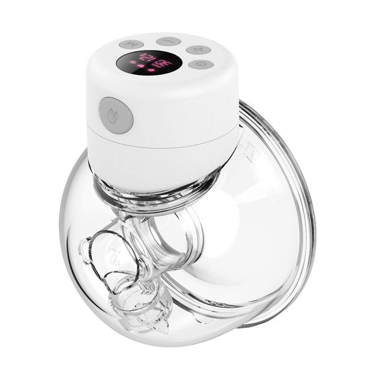 S12 LCD Screen Smart Large Capacity Portable Wearable Silent Electric Breast Pump, Color: White by bashfashion