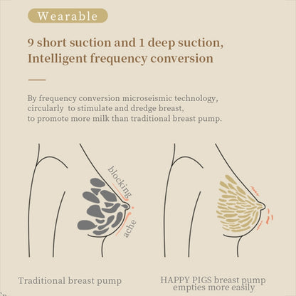 S12 LCD Screen Smart Large Capacity Portable Wearable Silent Electric Breast Pump, Color: White by bashfashion